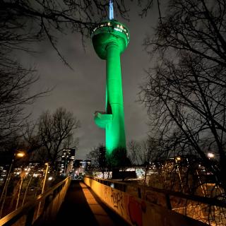 euromast groen uitgelicht