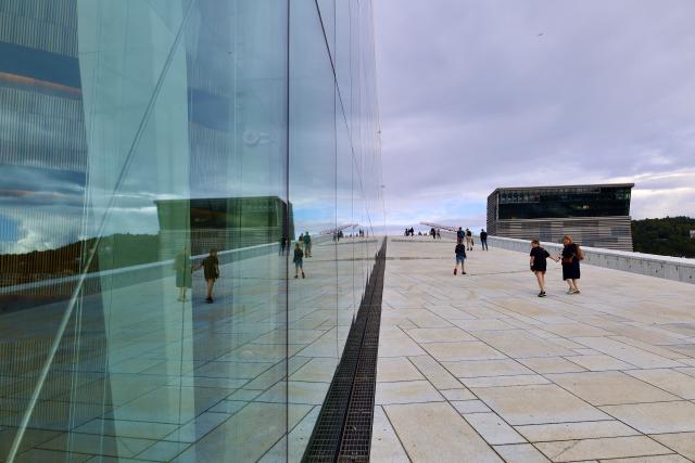 spiegelende gevel